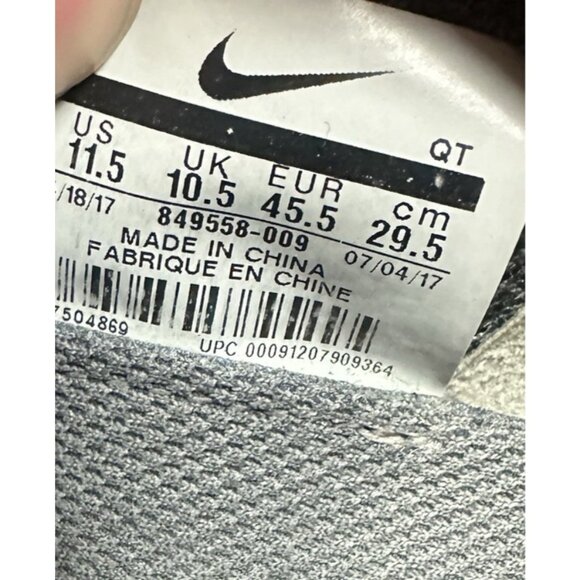 RARE Nike Air Vapormax Flyknit Midnight Fog 3M Rainbow Men US 11.5 849558-009 D6 - Picture 12 of 12